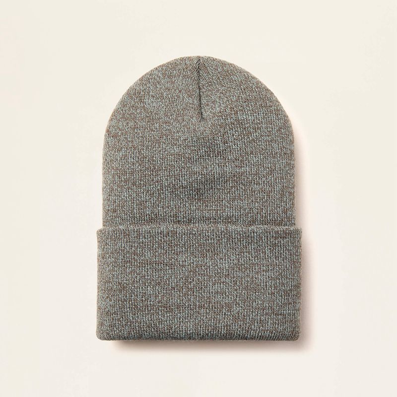 Ariat American Outdoors Patch Beanie Grise Homme | RWD-09333431