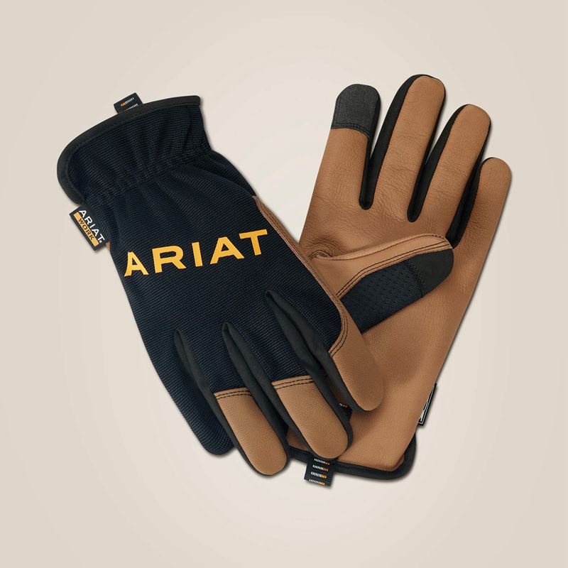 Ariat Flexpro Driver Work Glove Brown/Black Homme | EUP-61131212