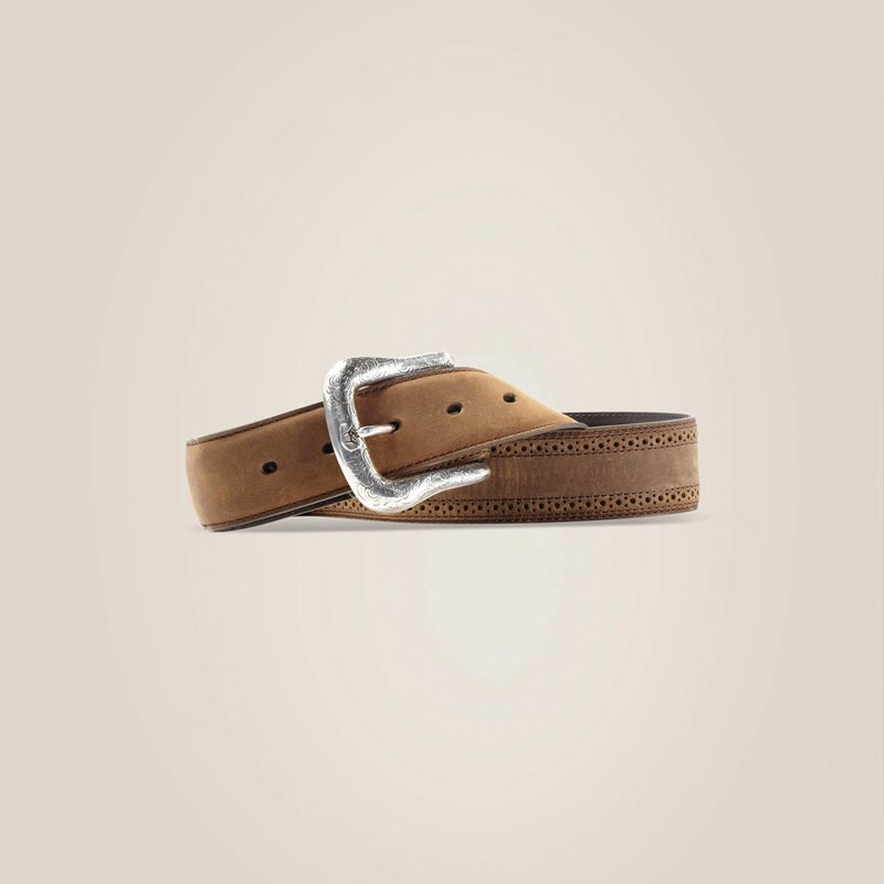 Ariat Small Hole Trim Belt Marron Homme | CYI-70276791