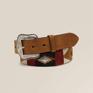 Ariat Diamond Embroidery Belt Marron Homme | KFE-85305763