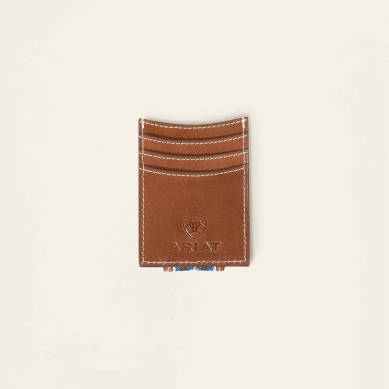 Ariat Southwest Inlay Money Clip Marron Homme | CVG-08191441