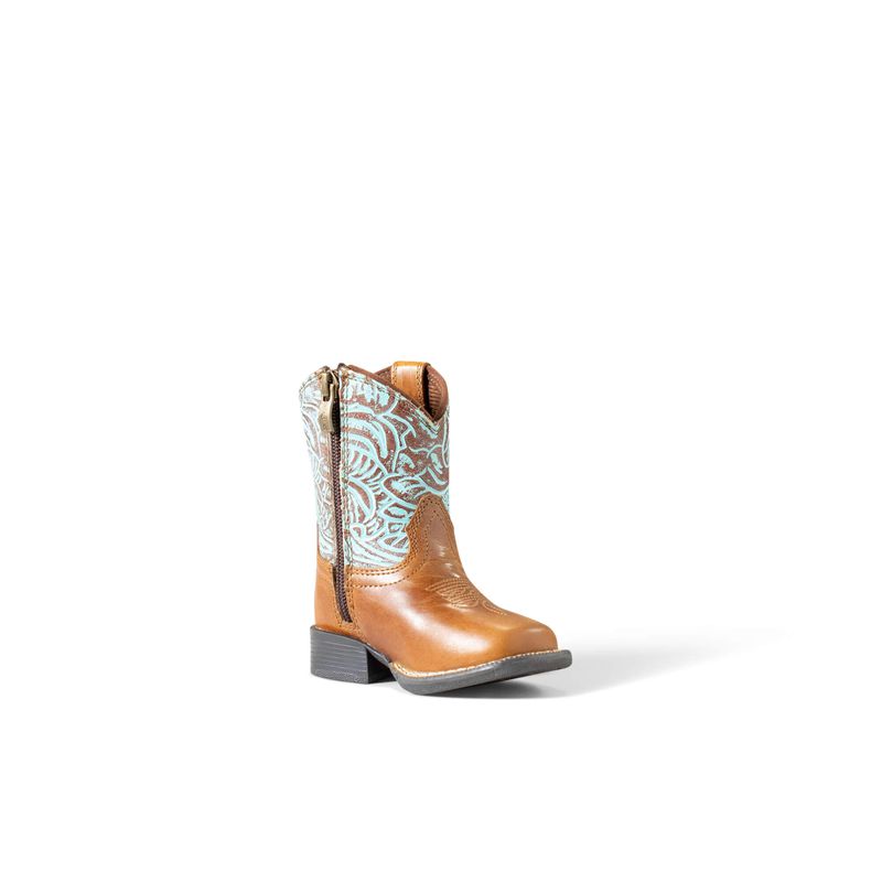 Ariat Td Round Up Lil Stomper Marron Enfant | OMD-01812732