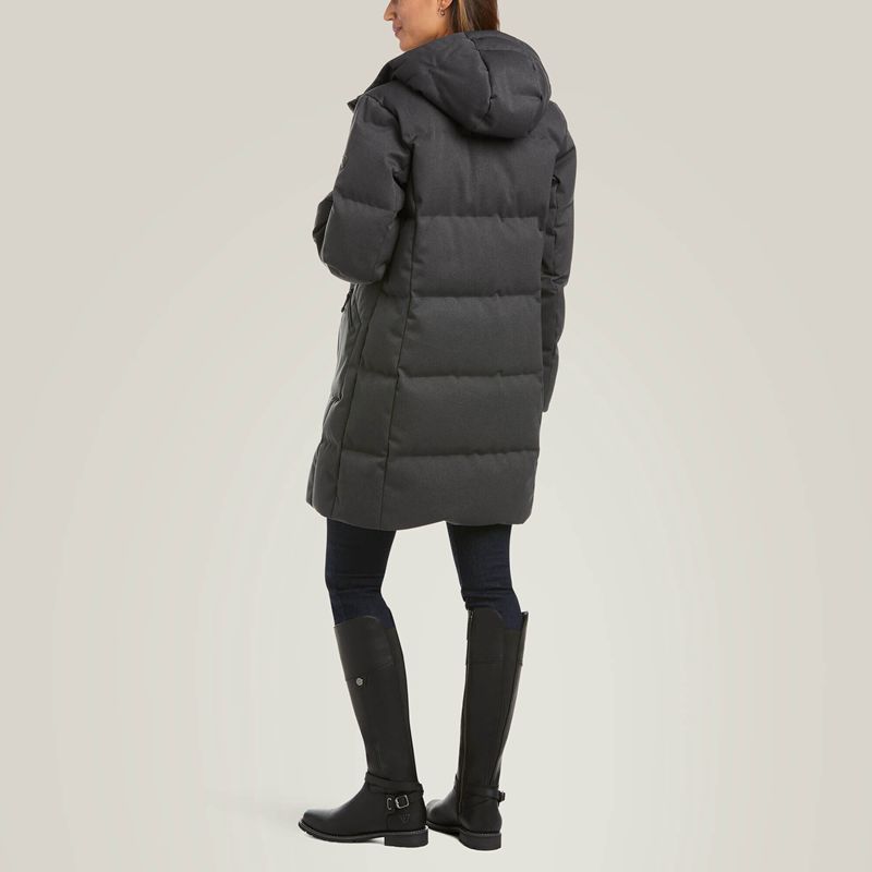 Ariat Menlo Down Jacket Charcoal Femme | YNW-79945095