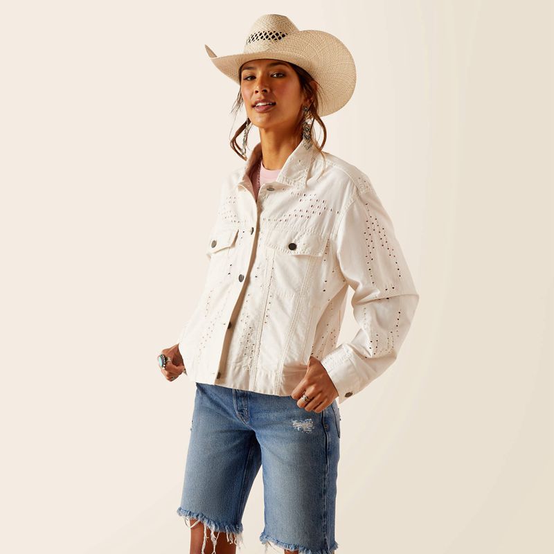 Ariat Love It Jacket Cloud Dancer Femme | NRN-77929443