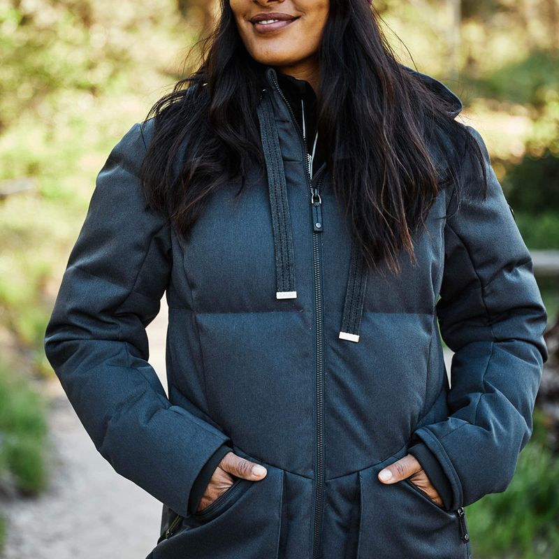 Ariat Menlo Down Jacket Charcoal Femme | YNW-79945095