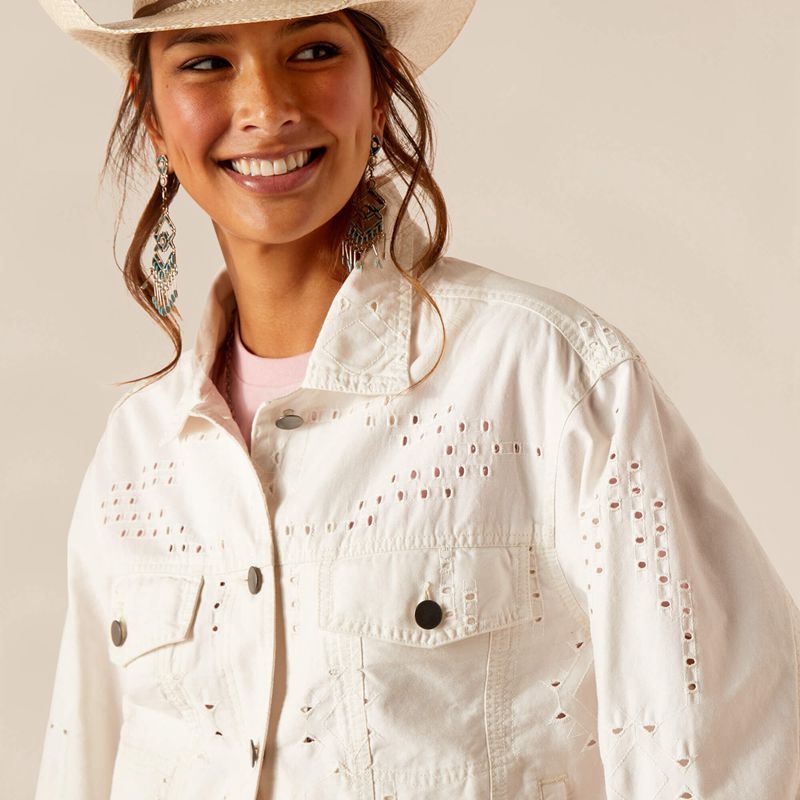 Ariat Love It Jacket Cloud Dancer Femme | NRN-77929443