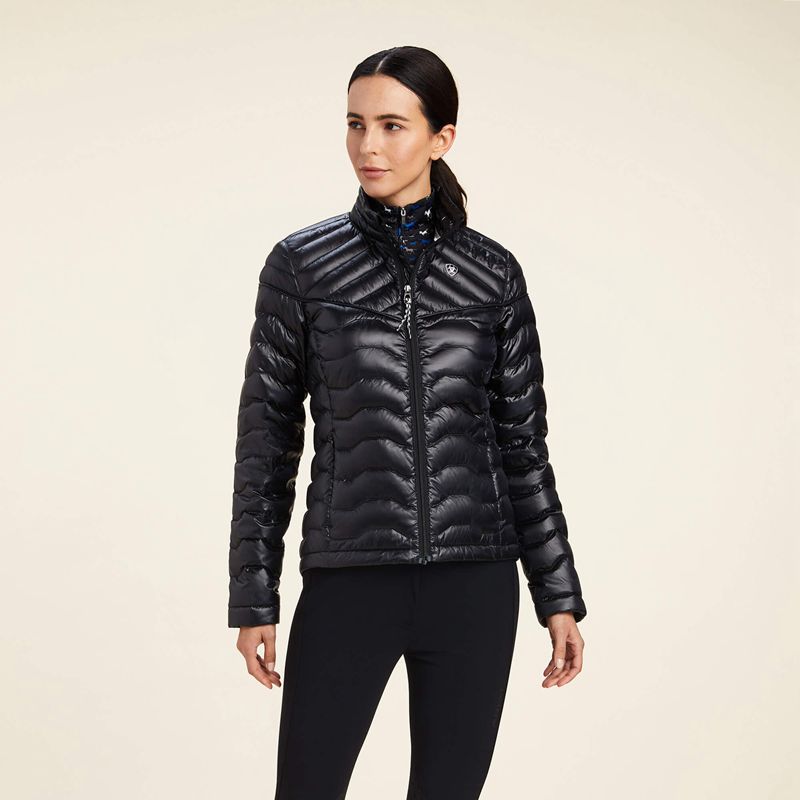 Ariat Ideal Down Jacket Noir Femme | PZS-14697987