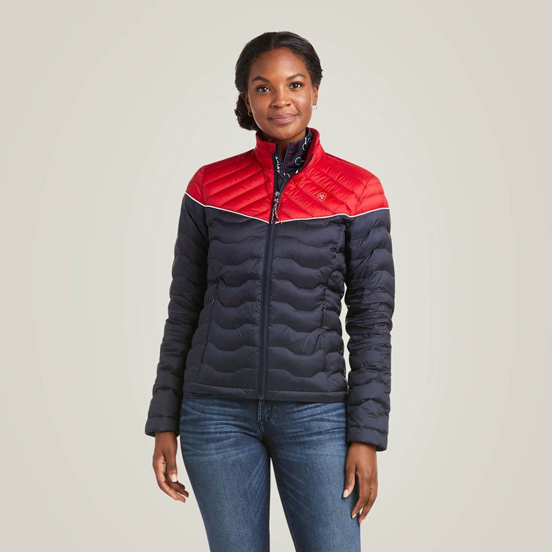 Ariat Ideal 3.0 Down Jacket Team Colorblock Femme | PRW-71414793