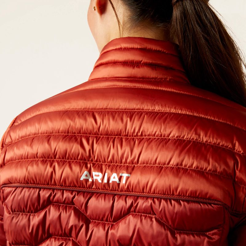 Ariat Ideal Down Jacket Rouge Femme | DDM-26640913