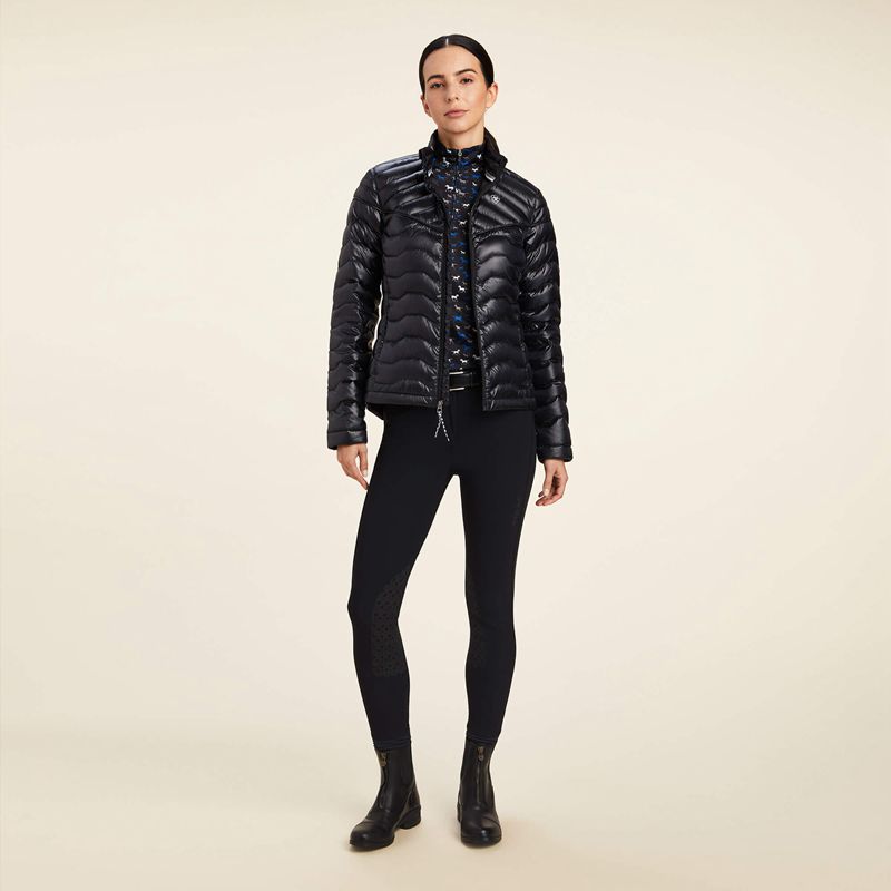 Ariat Ideal Down Jacket Noir Femme | PZS-14697987