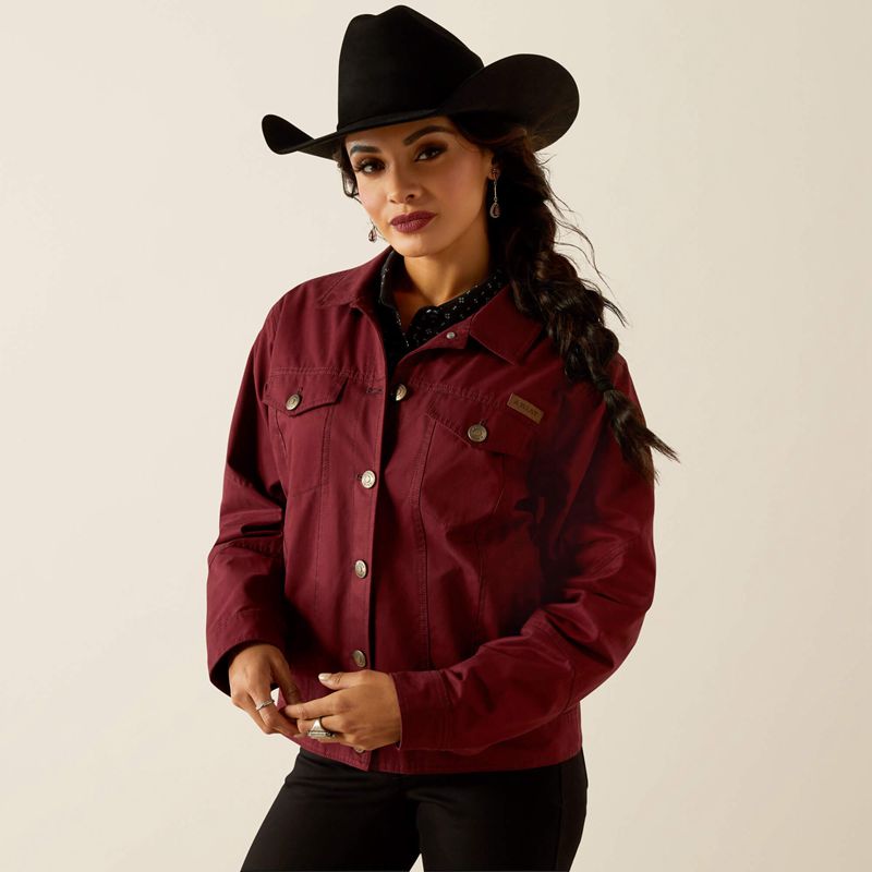 Ariat Grizzly Rancher Jacket Tawny Port Femme | IGO-35375599