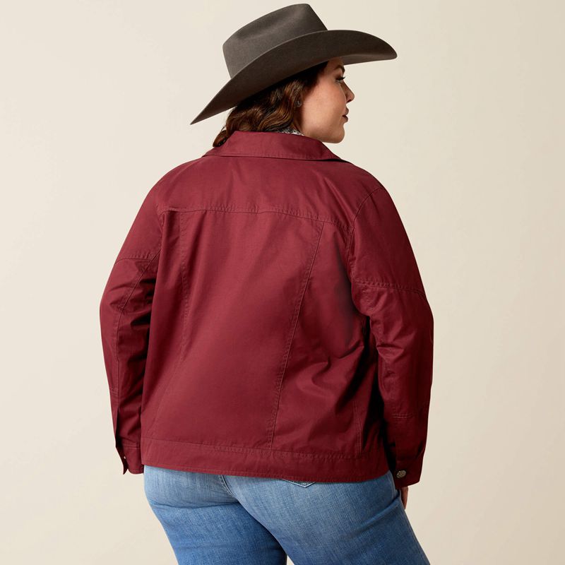 Ariat Grizzly Rancher Jacket Tawny Port Femme | IGO-35375599