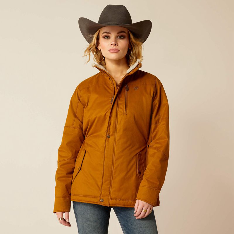 Ariat Grizzly Insulated Jacket Chestnut Femme | OHG-95364879