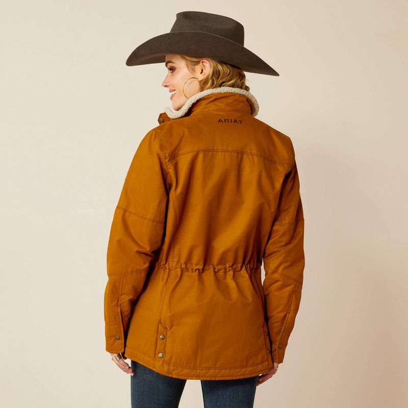 Ariat Grizzly Insulated Jacket Chestnut Femme | OHG-95364879