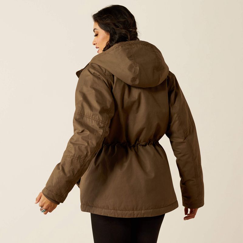 Ariat Grizzly 2.0 Parka Banyan Bark Femme | TJW-84624271