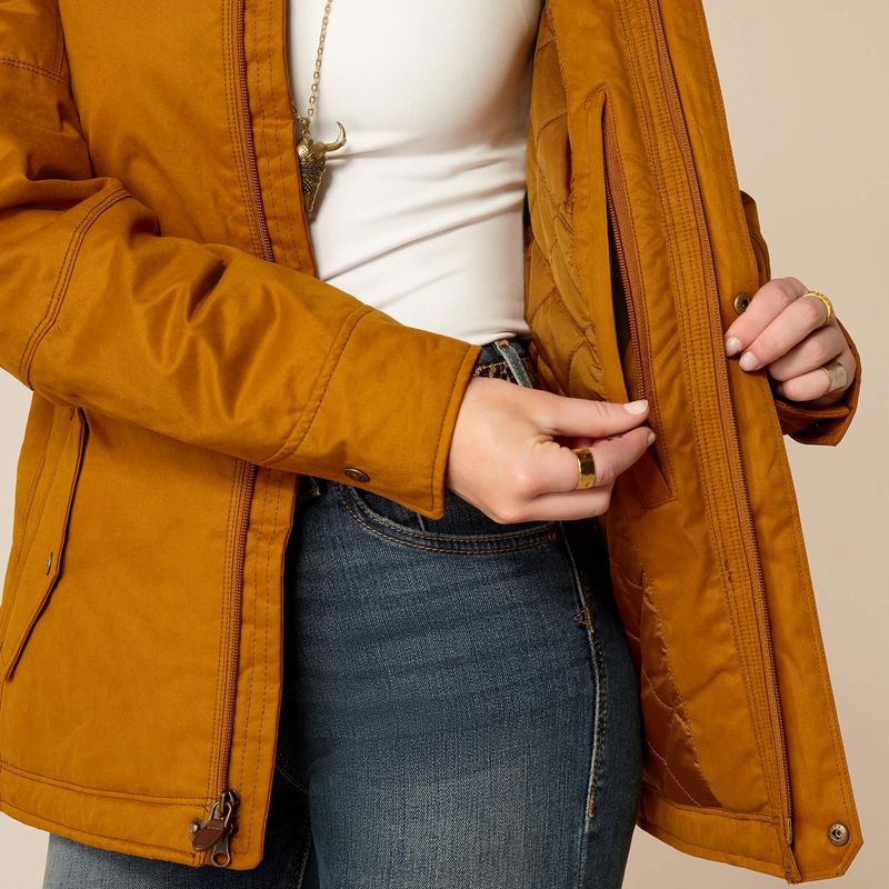 Ariat Grizzly Insulated Jacket Chestnut Femme | OHG-95364879