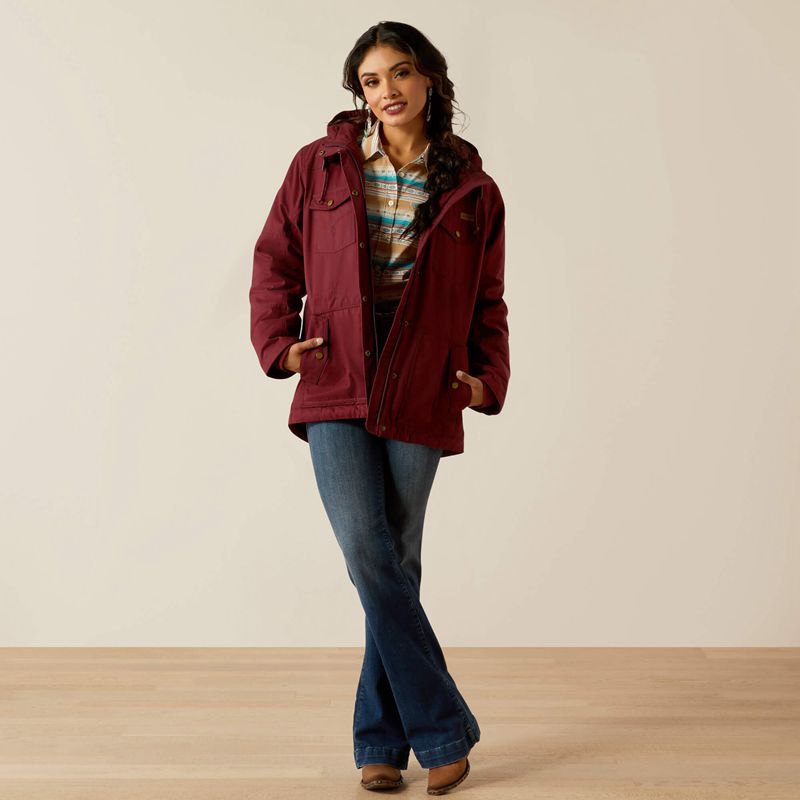 Ariat Grizzly 2.0 Parka Tawny Port Femme | NJP-01486966