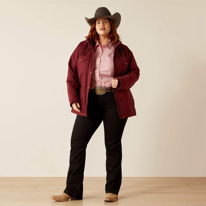 Ariat Grizzly 2.0 Parka Tawny Port Femme | NJP-01486966