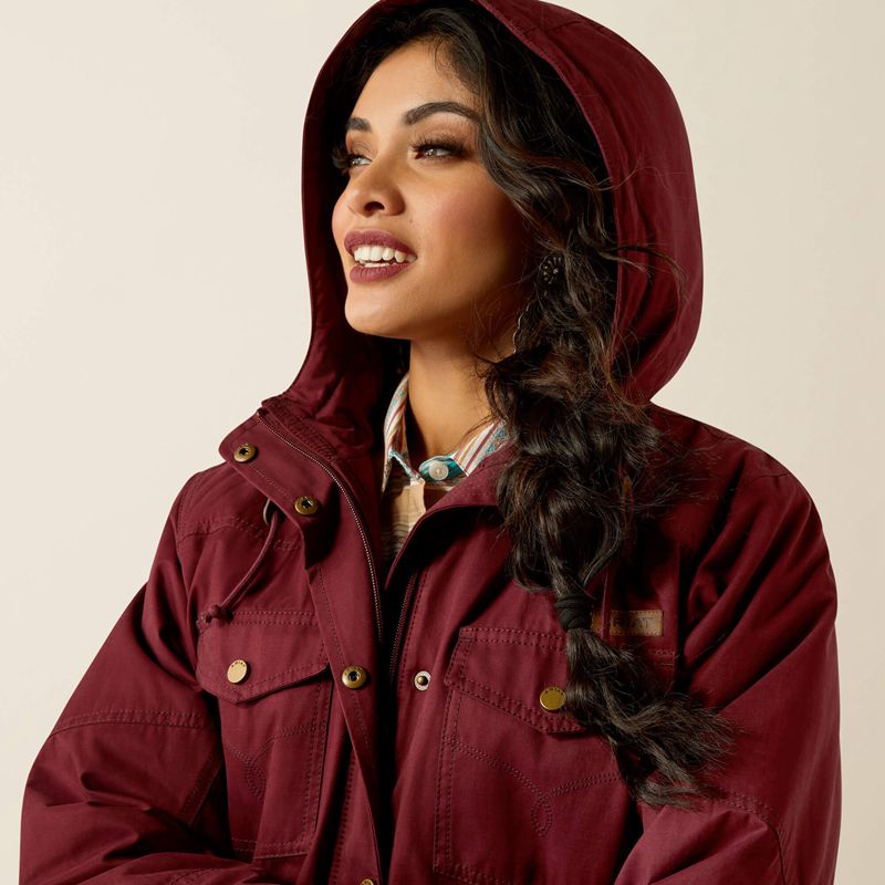 Ariat Grizzly 2.0 Parka Tawny Port Femme | NJP-01486966