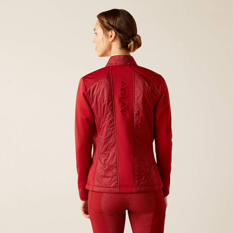 Ariat Fusion Insulated Jacket Sun-Dried Tomato Femme | IJZ-48260723