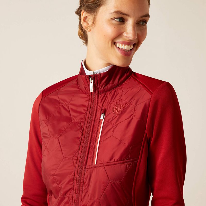 Ariat Fusion Insulated Jacket Sun-Dried Tomato Femme | IJZ-48260723