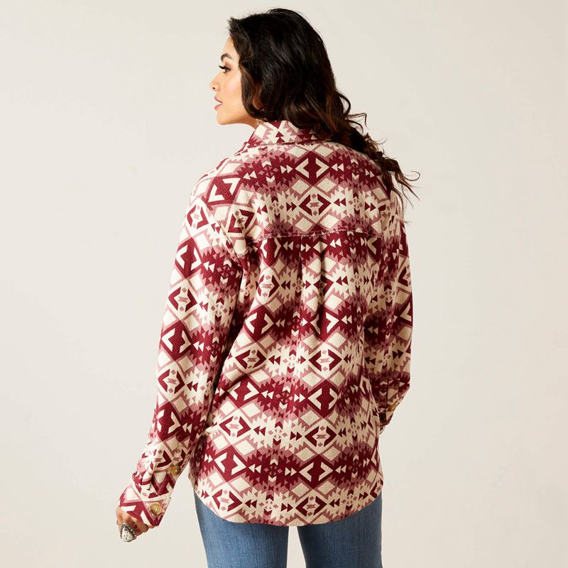 Ariat Fillmore Shirt Jacket Fillmore Sw Print Femme | QYF-58746294