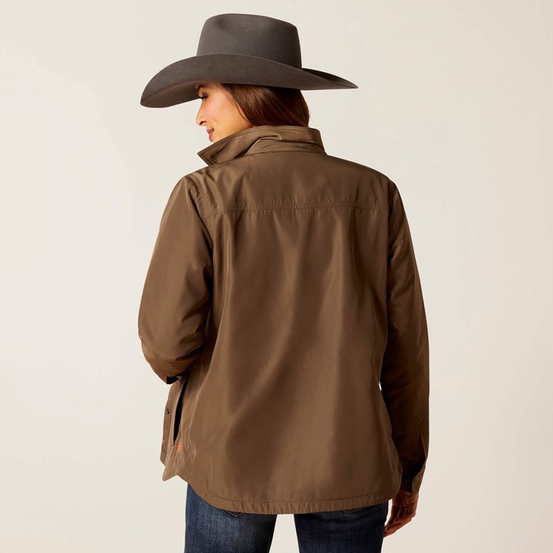 Ariat Dilon Shirt Jacket Canteen Femme | TBC-52326456