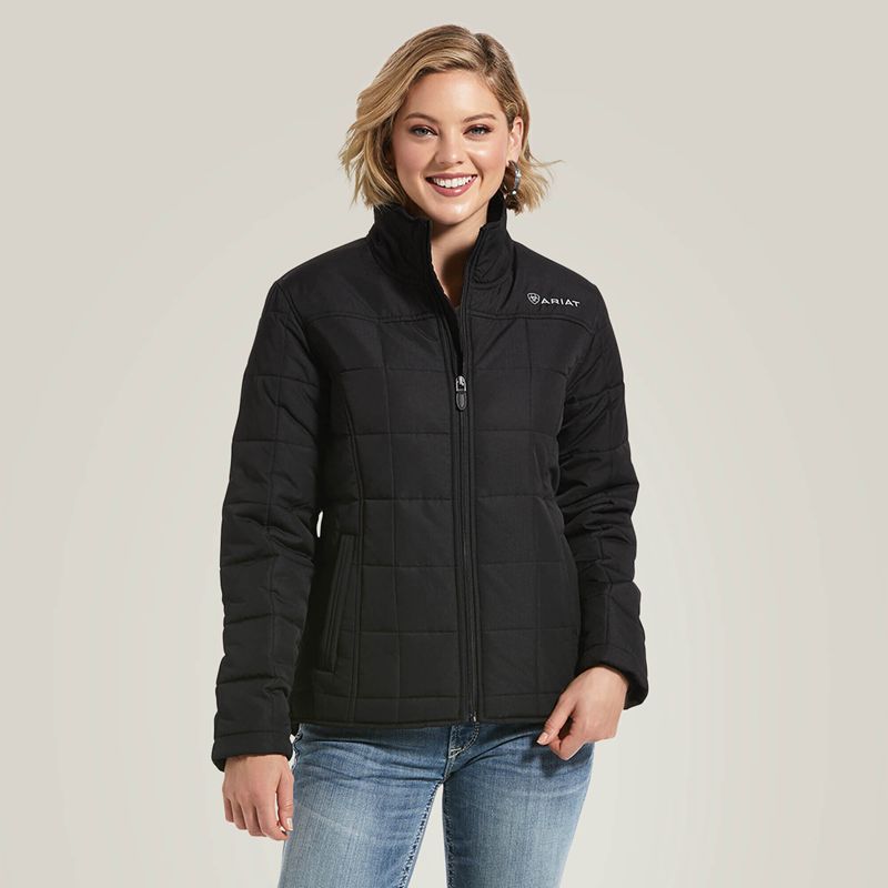 Ariat Crius Insulated Jacket Noir Femme | DLS-22293159