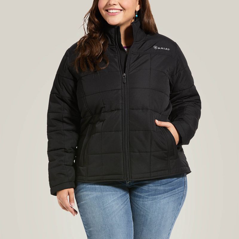 Ariat Crius Insulated Jacket Noir Femme | DLS-22293159