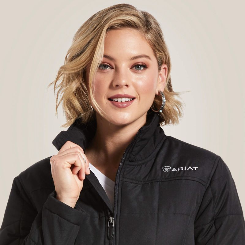 Ariat Crius Insulated Jacket Noir Femme | DLS-22293159