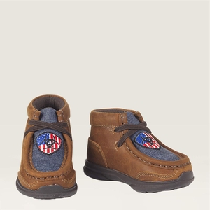 Ariat Td Lil Stompers Usa Spitfire Marron Enfant | WJI-84448025