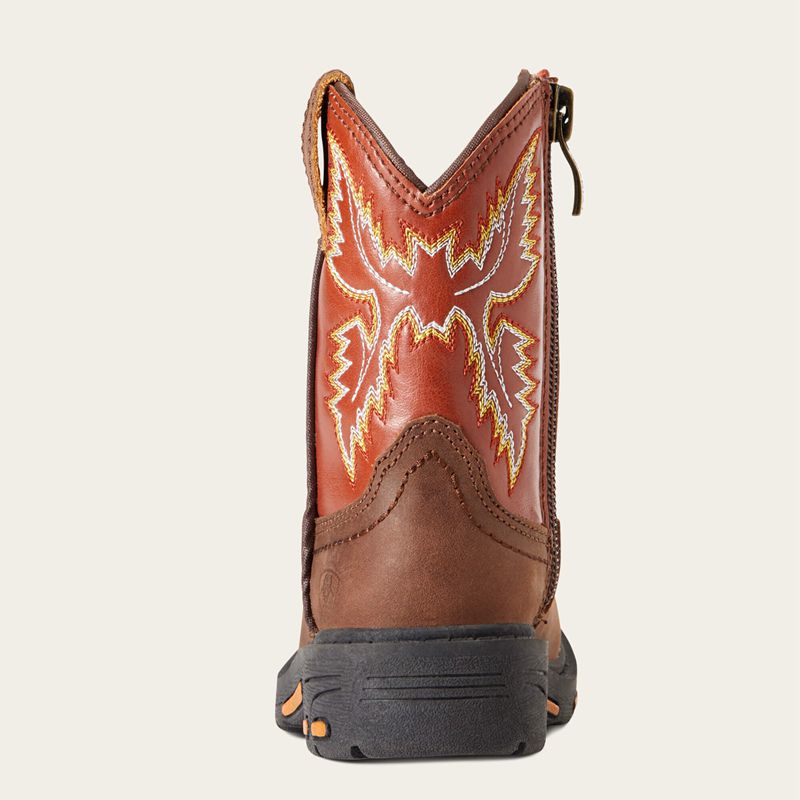 Ariat Td Lil' Stompers Chandler Workhog Marron Enfant | RUJ-44634867