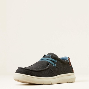 Ariat Bk Hilo Heather Grey/Blue Taos Enfant | SVE-28629248