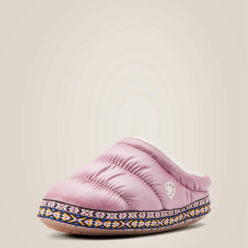 Ariat Crius Clog Slipper Rose Enfant | AHP-32845407