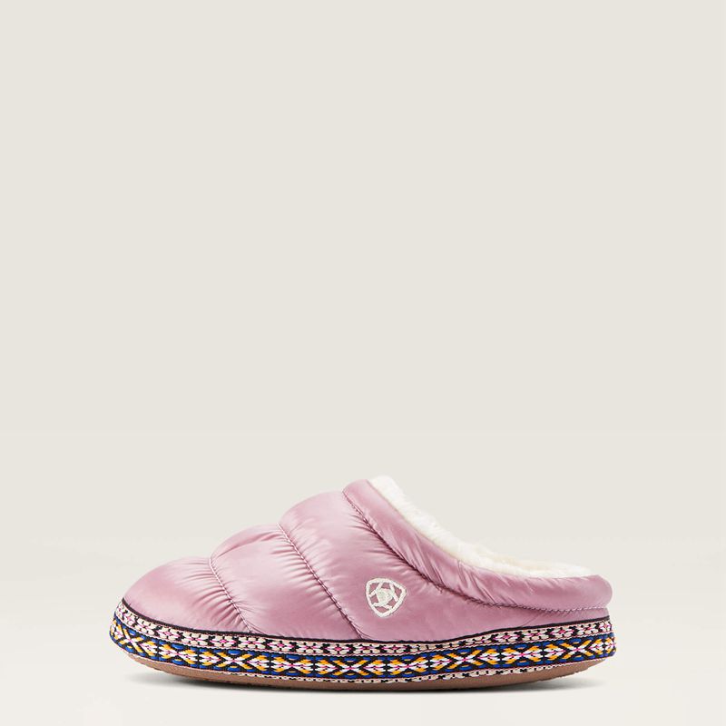 Ariat Crius Clog Slipper Rose Enfant | AHP-32845407