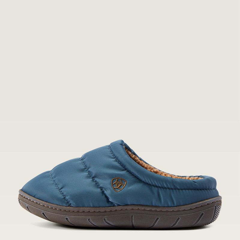 Ariat Crius Clog Slipper Bleu Marine Enfant | TXJ-76836530