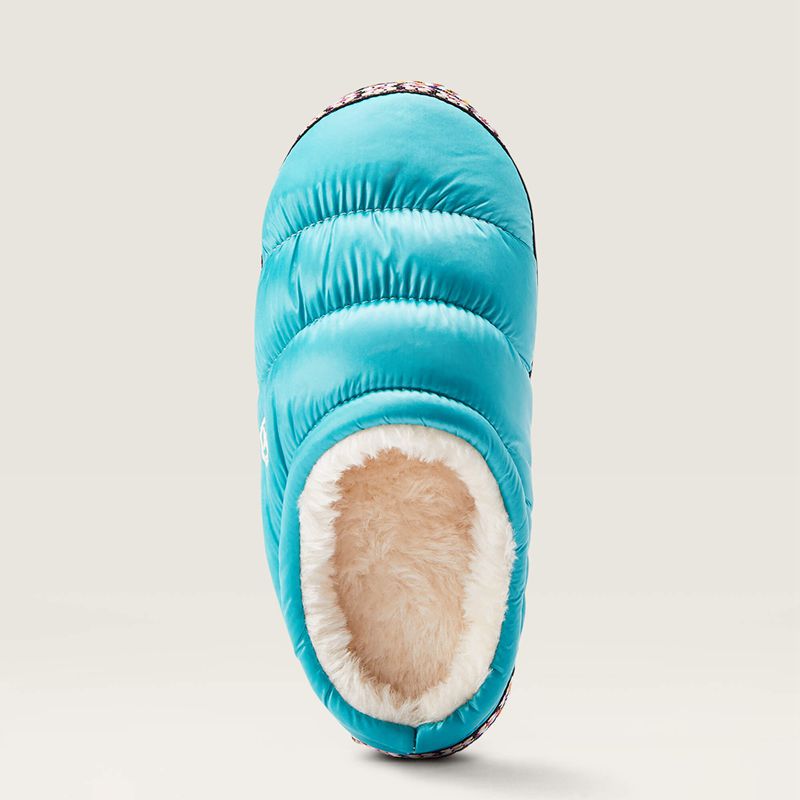 Ariat Crius Clog Slipper Turquoise Enfant | SZD-51062080