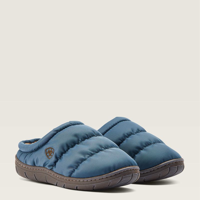 Ariat Crius Clog Slipper Bleu Marine Enfant | TXJ-76836530