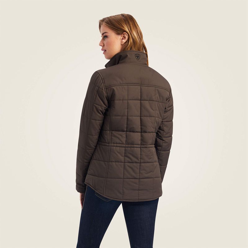 Ariat Crius Insulated Jacket Banyan Bark Femme | HRQ-17682326