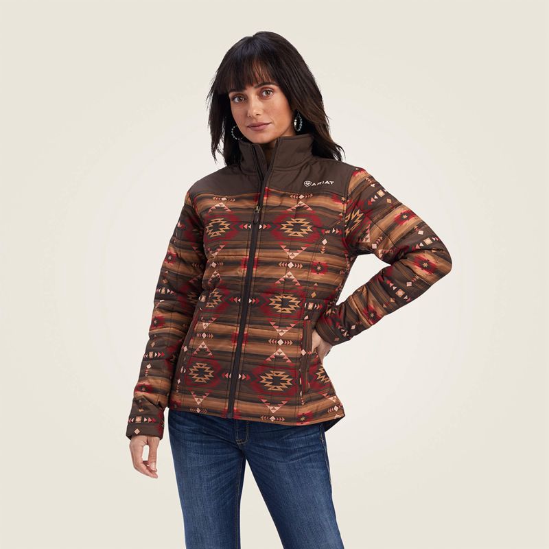 Ariat Crius Insulated Jacket Canyonlands Print Femme | FJU-44321593