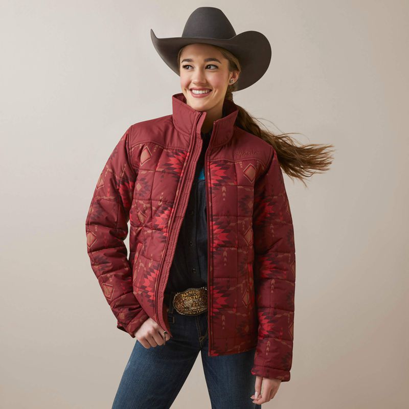 Ariat Crius Insulated Jacket Rose Femme | VBS-92703510