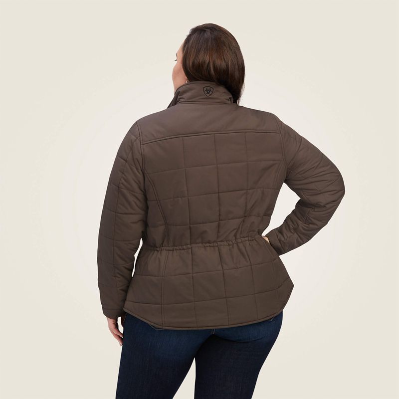 Ariat Crius Insulated Jacket Banyan Bark Femme | HRQ-17682326