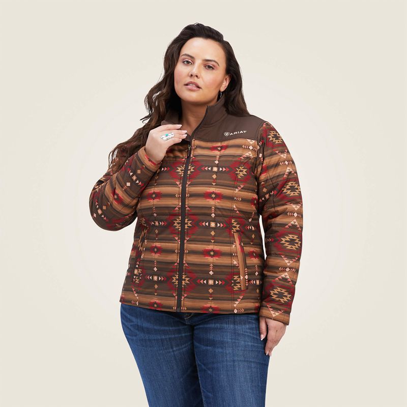 Ariat Crius Insulated Jacket Canyonlands Print Femme | FJU-44321593