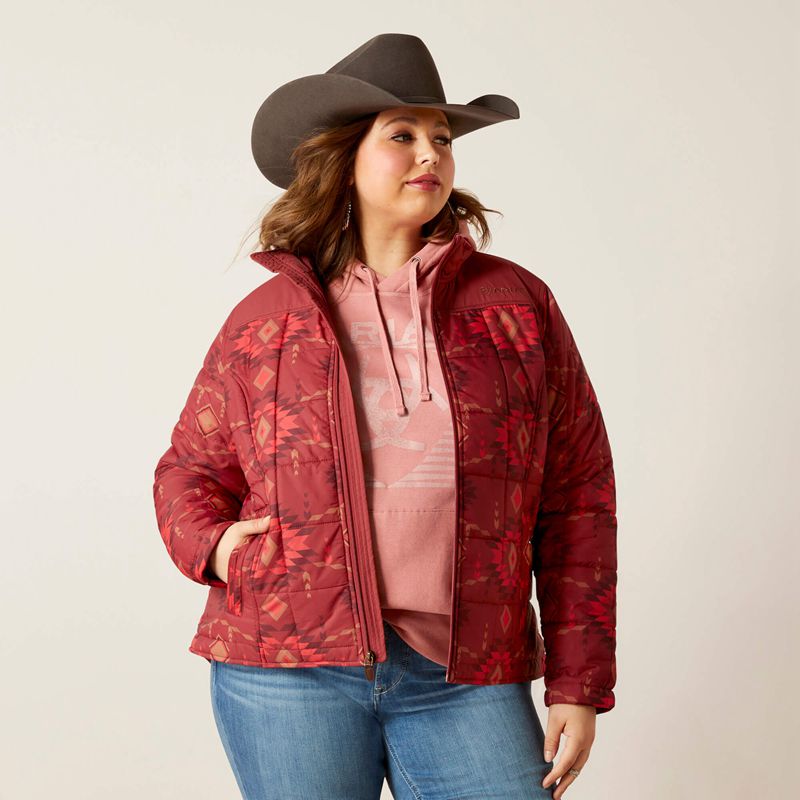 Ariat Crius Insulated Jacket Rose Femme | VBS-92703510