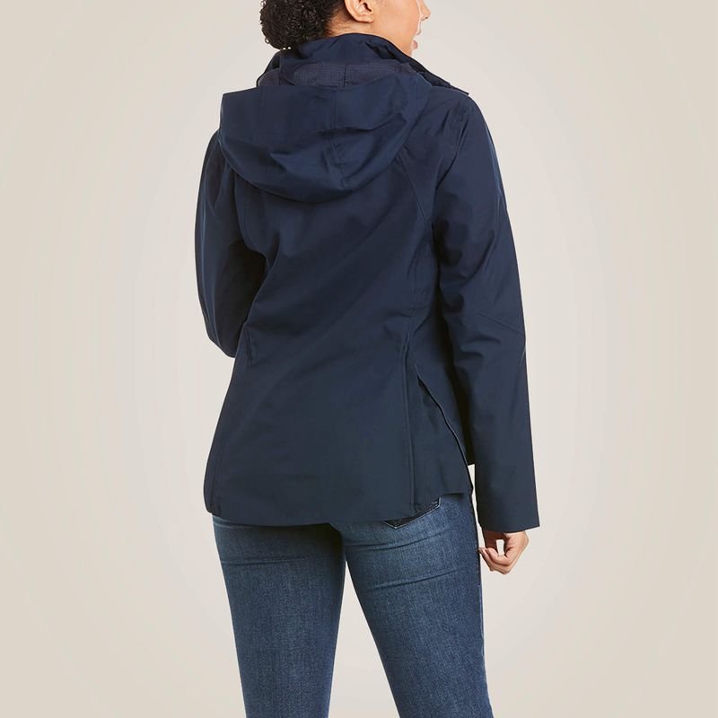 Ariat Coastal Jacket Bleu Marine Femme | LNE-93096433