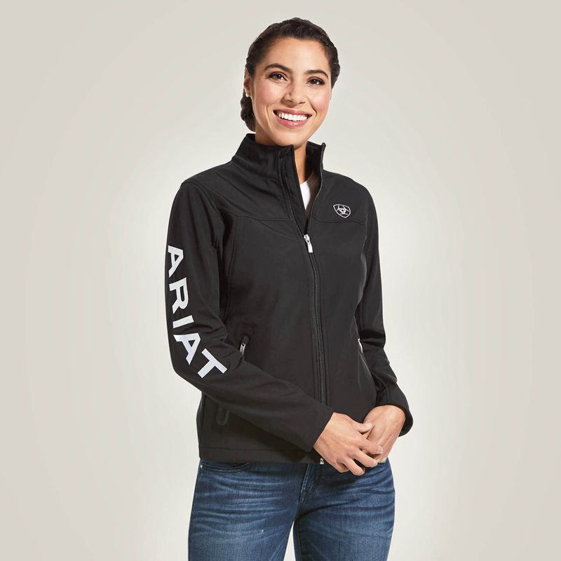 Ariat Classic Team Usa/Mex Softshell Jacket Noir Femme | TAA-51968915