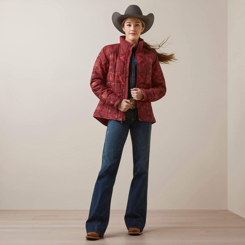 Ariat Crius Insulated Jacket Rose Femme | VBS-92703510