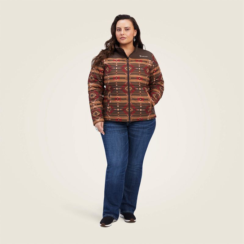 Ariat Crius Insulated Jacket Canyonlands Print Femme | FJU-44321593