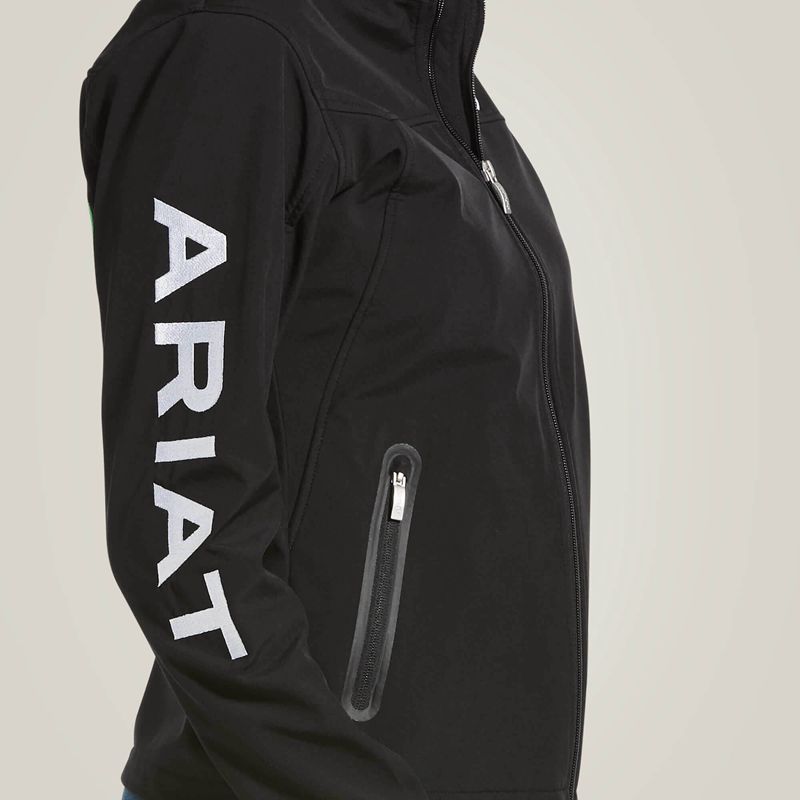 Ariat Classic Team Usa/Mex Softshell Jacket Noir Femme | TAA-51968915