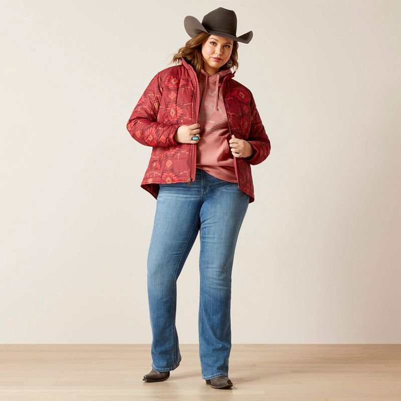 Ariat Crius Insulated Jacket Rose Femme | VBS-92703510